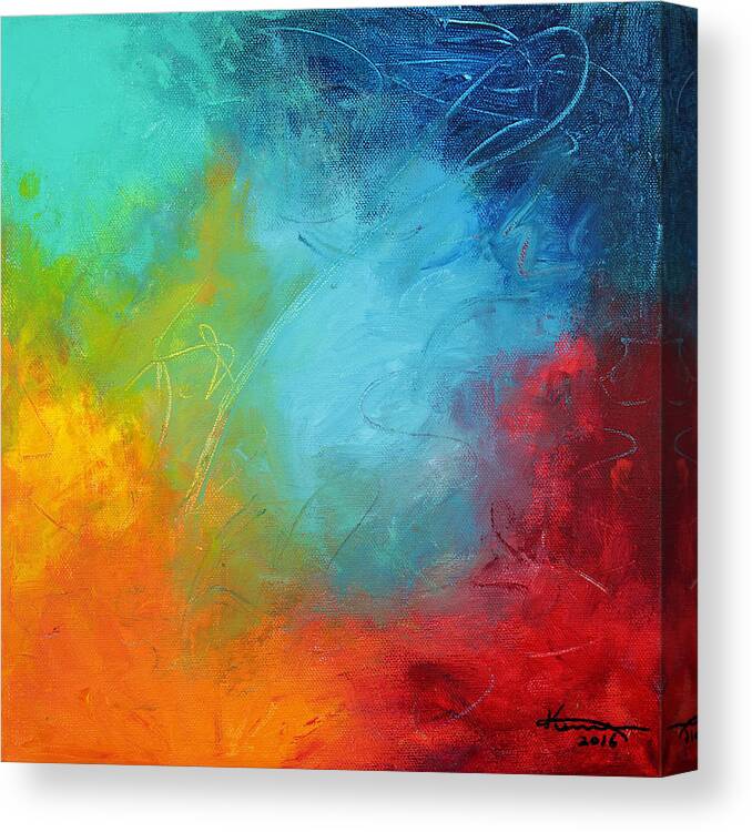 Dreamscape Canvas Print featuring the painting Day Twenty-six by Kume Bryant