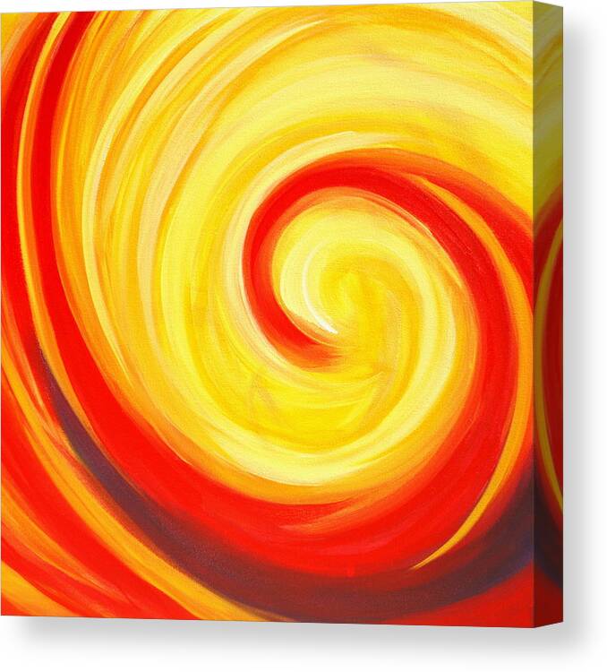 Christ Canvas Print featuring the painting Deep Calling Deep by Deb Brown Maher