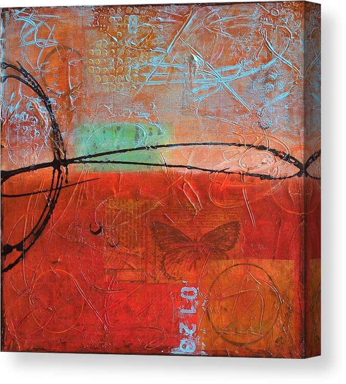 Acrylic Canvas Print featuring the painting Determination Two by Brenda O'Quin