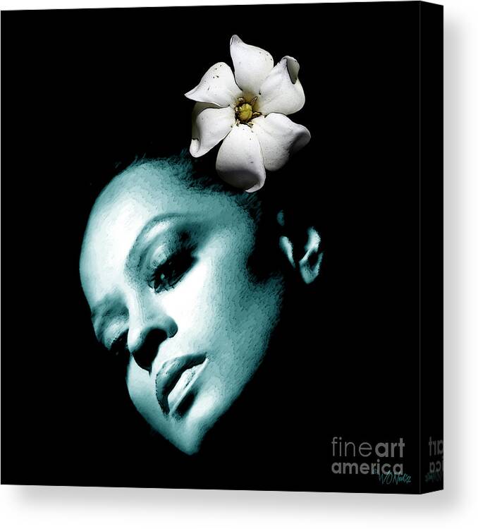 Faces Canvas Print featuring the digital art Diana Ross by Walter Neal