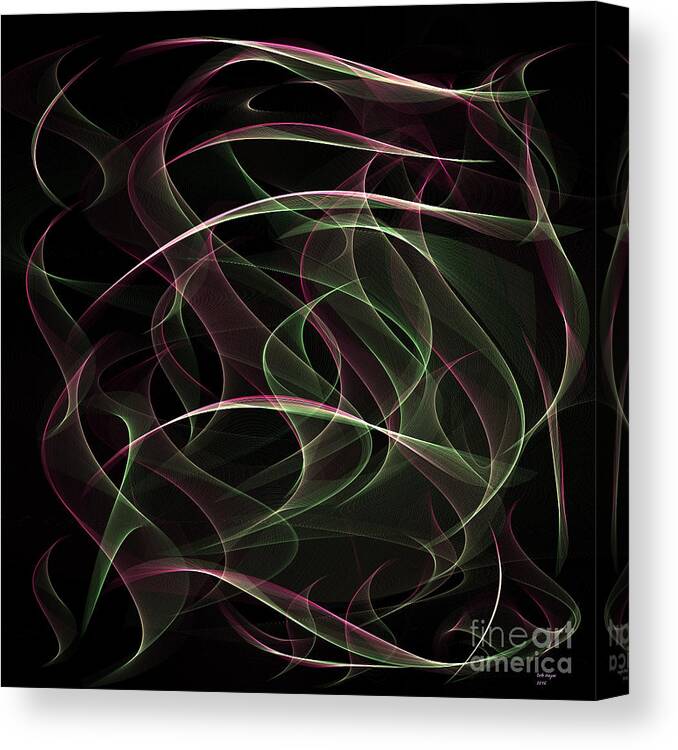 Art Canvas Print featuring the digital art Digital Art - D15 by DB Hayes