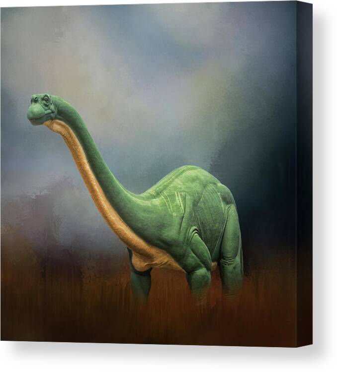 Animals Canvas Print featuring the photograph Dinosaur Valley State Park by David and Carol Kelly