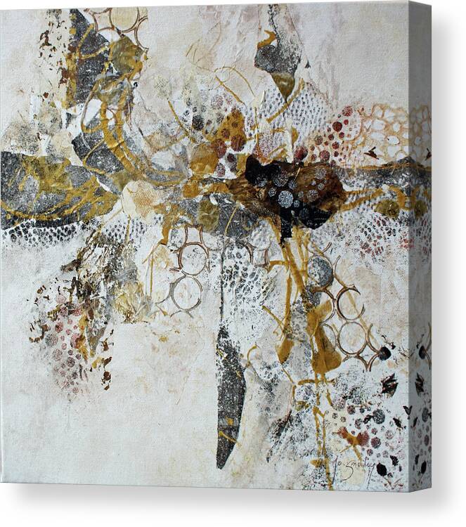 Abstract Art. Prints Canvas Print featuring the painting Diversity by Jo Smoley
