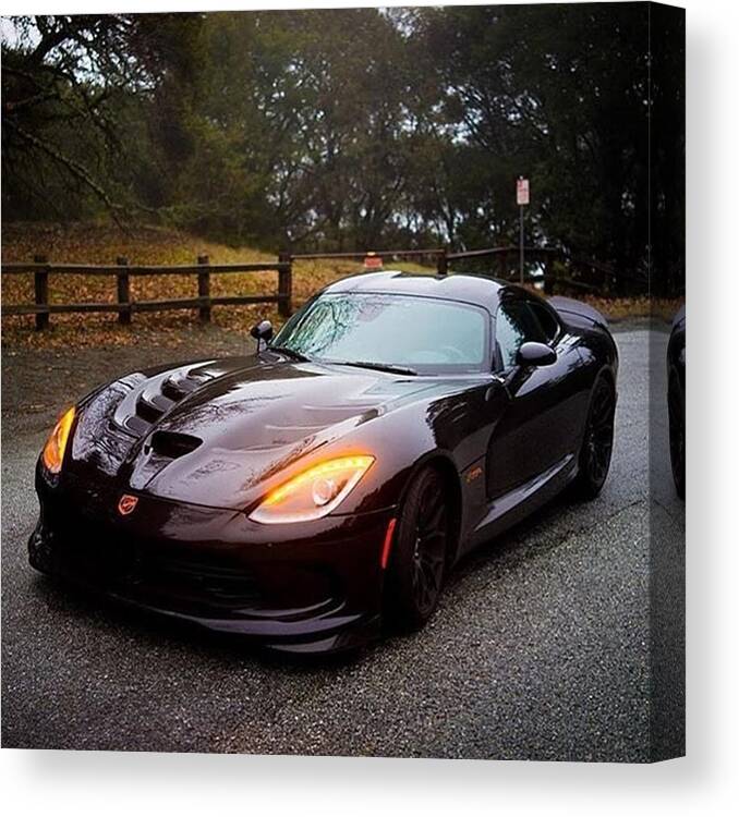 Dodge Canvas Print featuring the photograph Dodge Viper!!! Amazing Shoot 😍😍 by Lueca Needfordrive