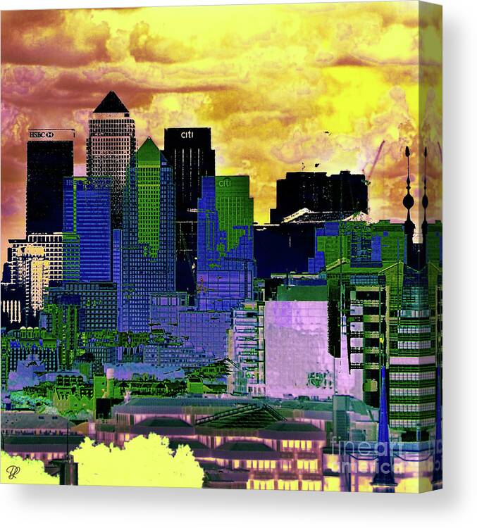 Buildings Canvas Print featuring the photograph Double Accounting by LemonArt Photography