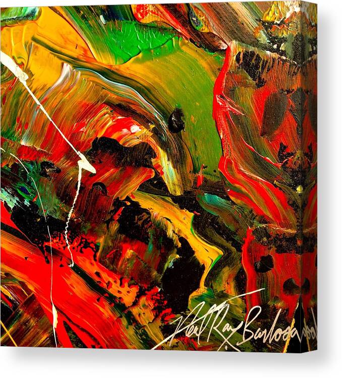 Abstract Canvas Print featuring the painting Dreamescape by Neal Barbosa