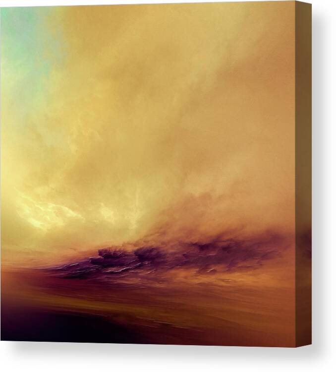 Atmosphere Canvas Print featuring the mixed media Drift by Lonnie Christopher