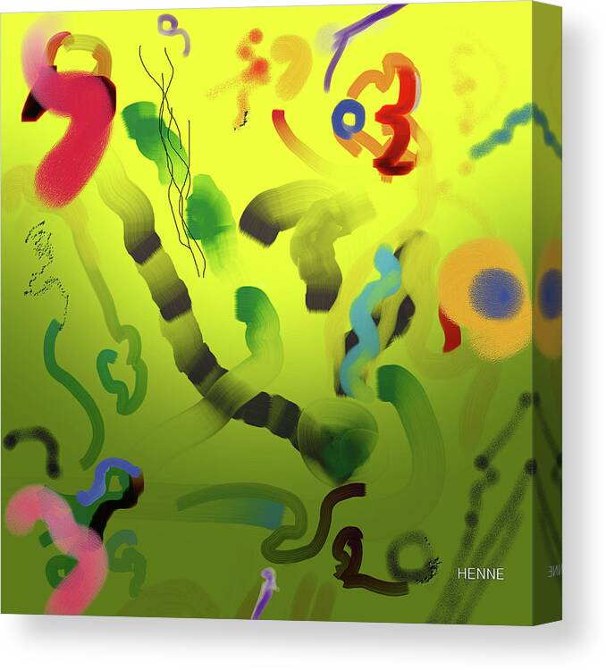Spring Canvas Print featuring the painting Emergence by Robert Henne