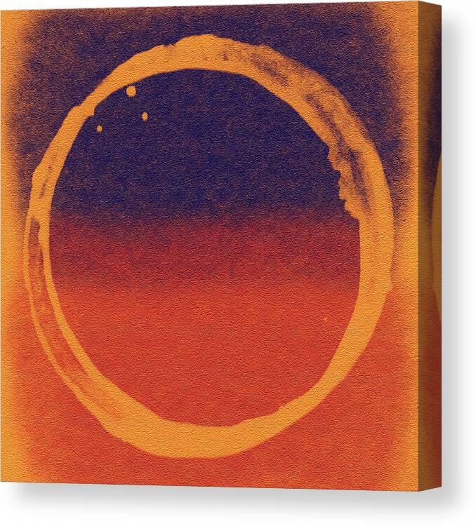 Enso Canvas Print featuring the painting Enso 8 by Julie Niemela