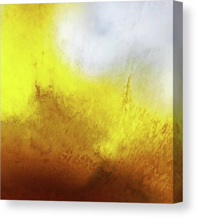 Fire Canvas Print featuring the photograph Eruption by Richard George