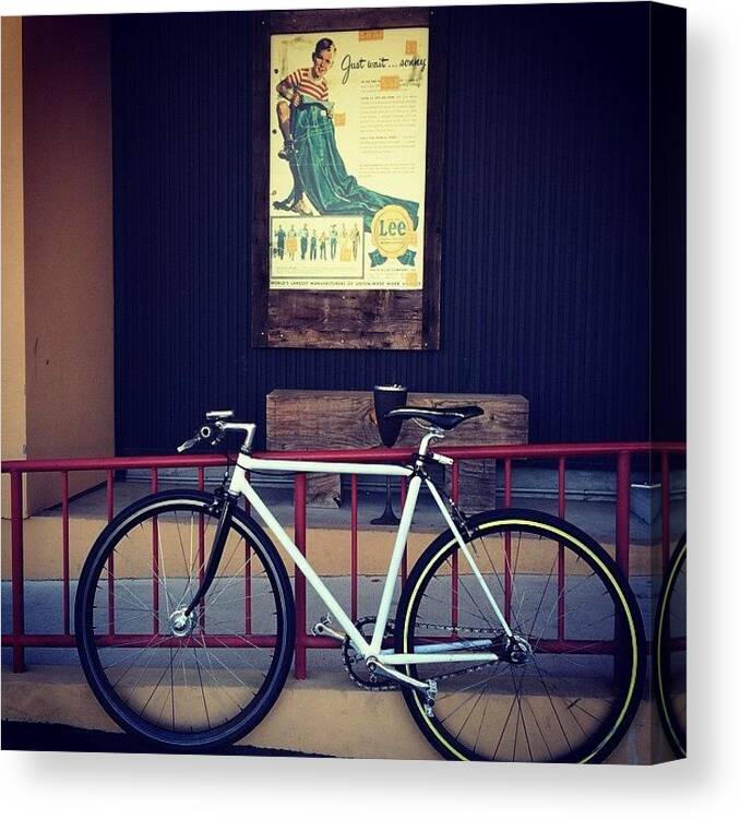 Bicycle Canvas Print featuring the photograph Every Time Riding by Fuga Shibata