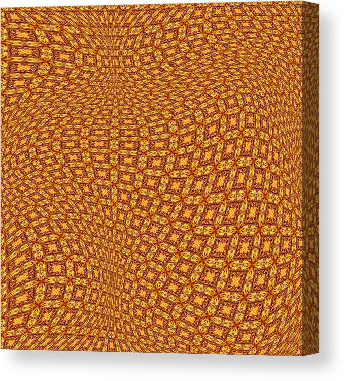 Fabric Designs Canvas Print featuring the digital art Fabric Design 01 by Karen Musick