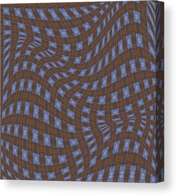  Canvas Print featuring the digital art Fabric Design 17 by Karen Musick