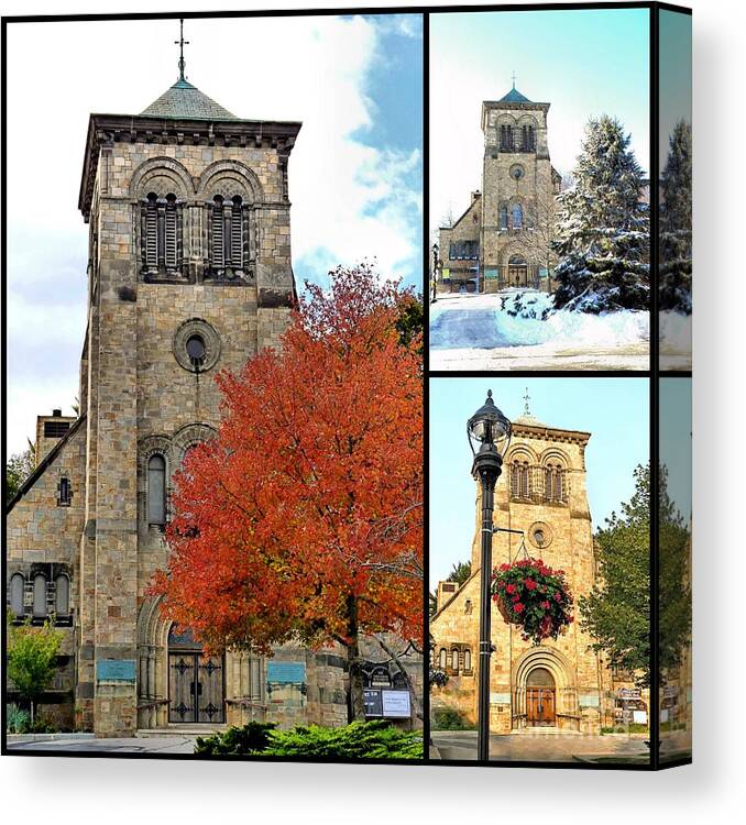 Seasons Canvas Print featuring the photograph Fall Winter Summer by Janice Drew