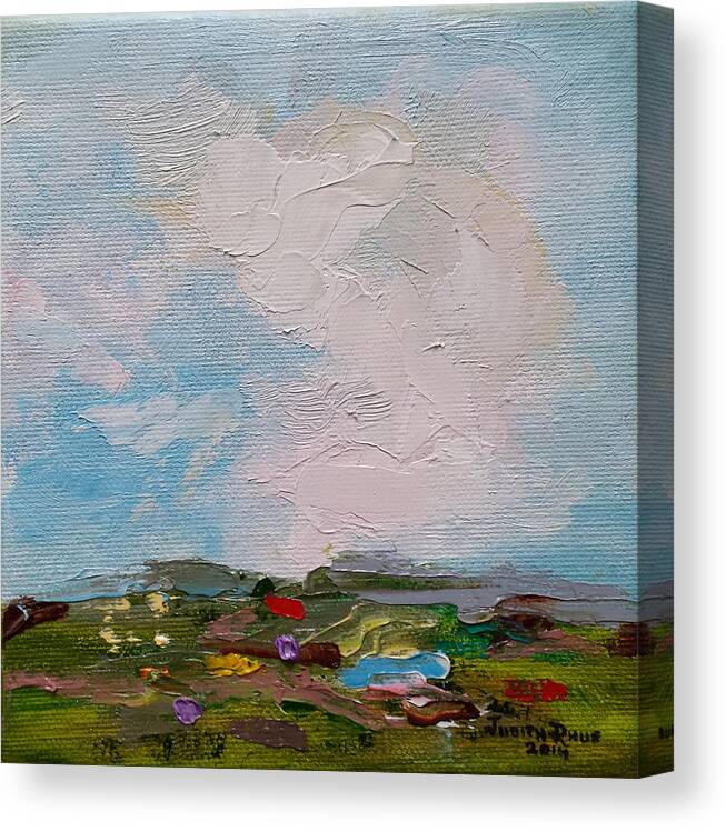 Farm Canvas Print featuring the painting Farmland II by Judith Rhue