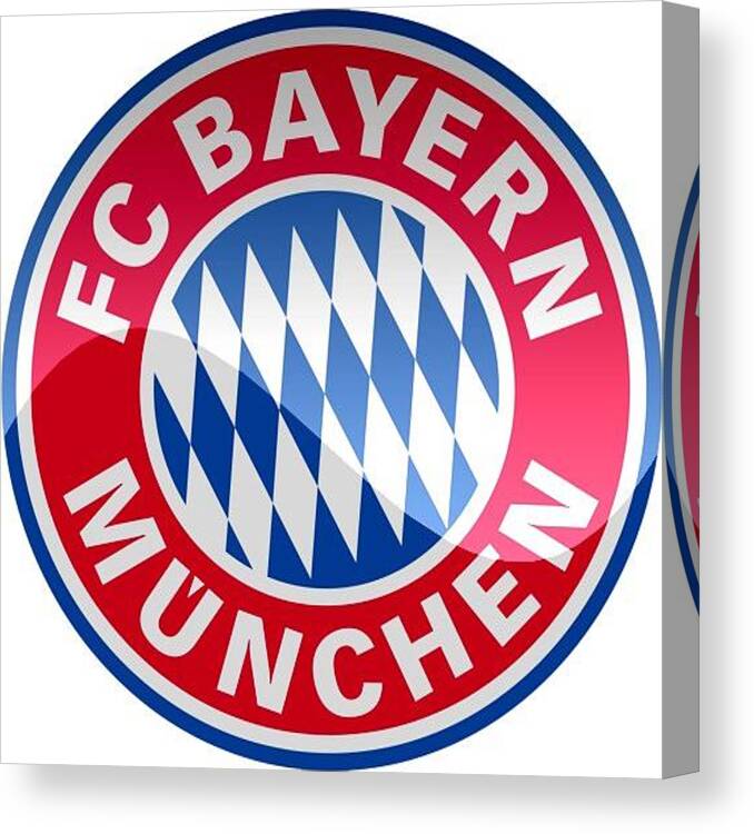 Football Canvas Print featuring the photograph FC Bayern Munchen by David Linhart