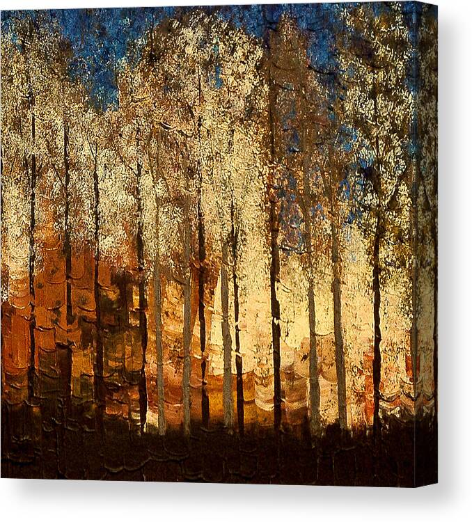 Fire Canvas Print featuring the painting Firestorm by Linda Bailey