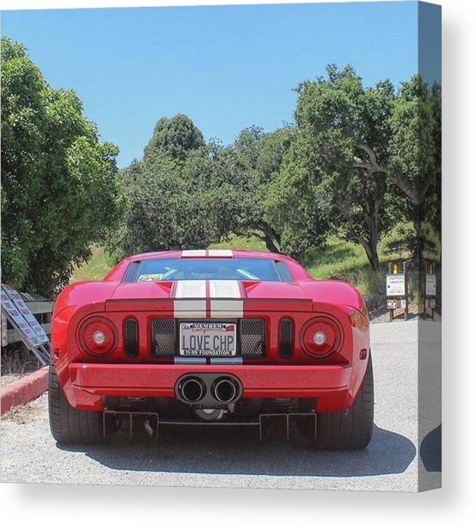 Sportscar Canvas Print featuring the photograph Ford Gt 💪

#ford #gt #supercar by Thrill Cars