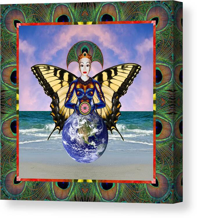 Goddess Canvas Print featuring the photograph Gaia Ma by Bell And Todd