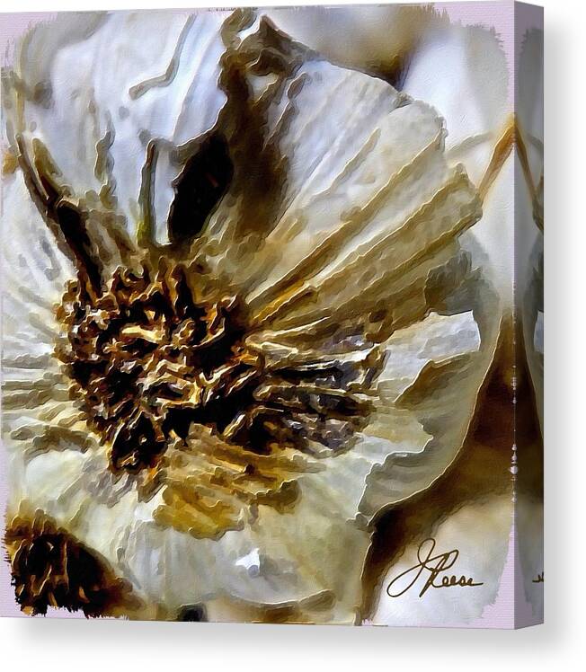 Garlic Canvas Print featuring the painting Garlic by Joan Reese