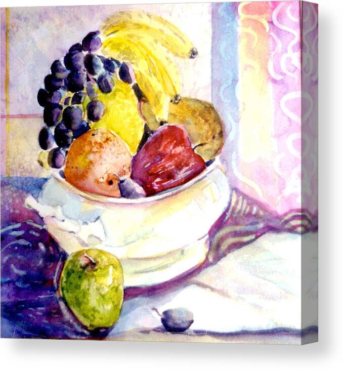 Fruit Canvas Print featuring the painting Giving Thanks by Mindy Newman