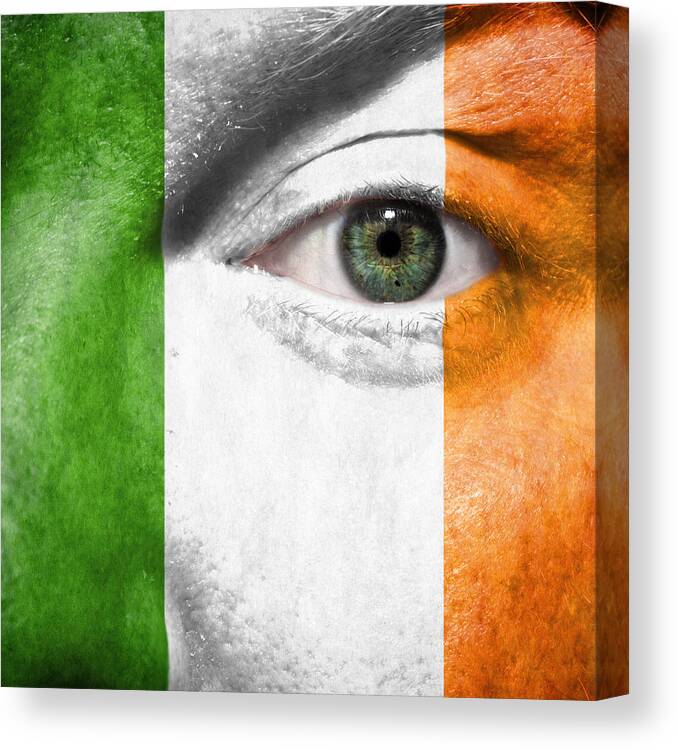 2012 Canvas Print featuring the photograph Go Ireland by Semmick Photo