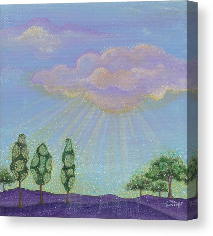 God's Grace Canvas Print featuring the painting God's Grace by Tanielle Childers