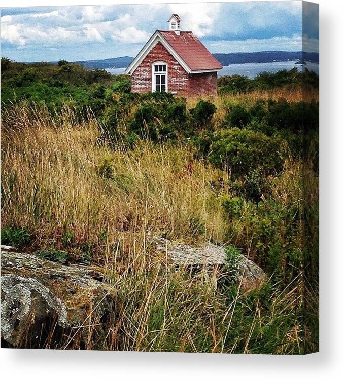  Canvas Print featuring the photograph Gorgeous Day In Maine by Tammy Wetzel