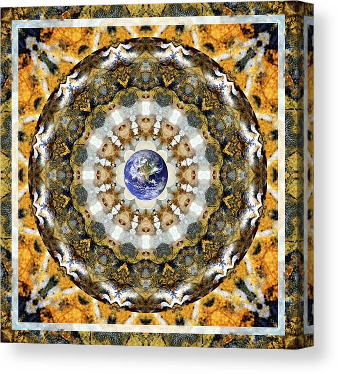 Yoga Art Canvas Print featuring the photograph Grounding by Bell And Todd