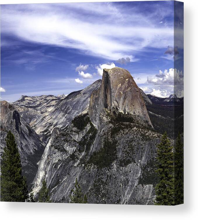 Half Dome Canvas Print featuring the photograph Half Dome #7 by Phil Abrams