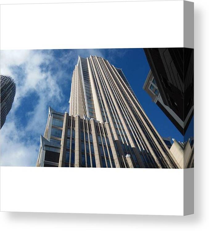 Lg Canvas Print featuring the photograph Hearst Tower Charlotte, Nc #hearst by Jesse J