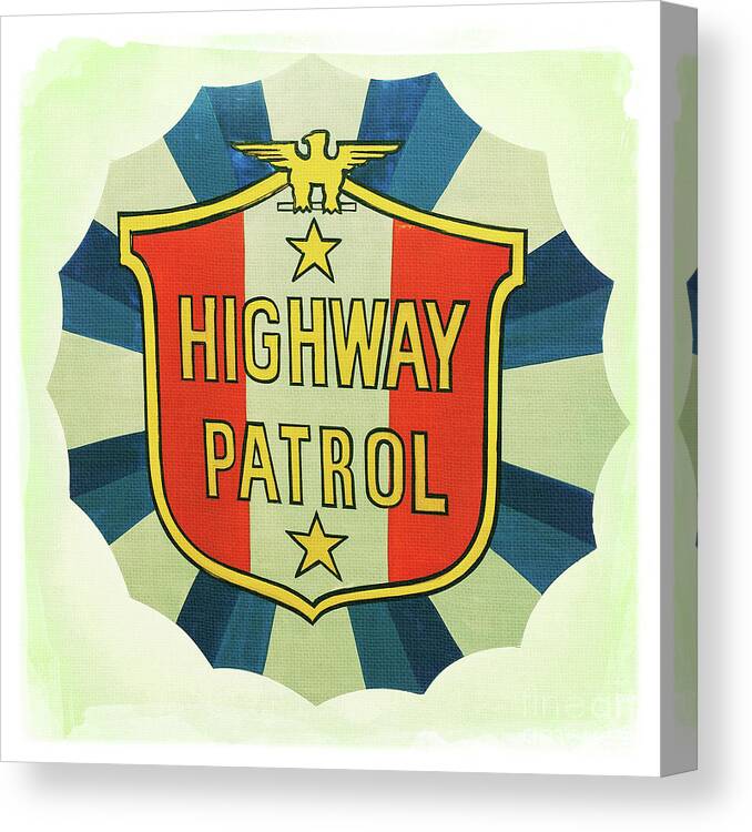 Mer Canvas Print featuring the photograph Highway Patrol by Nina Prommer