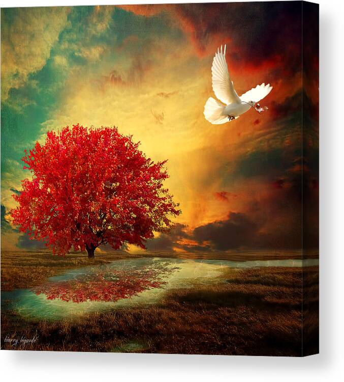 Maple Tree Canvas Print featuring the photograph Hued by Lourry Legarde