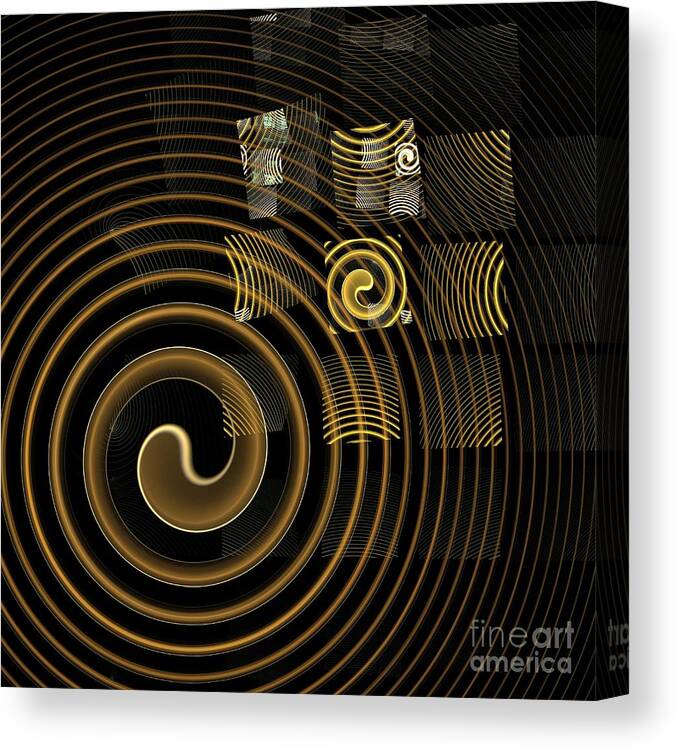 Hypnosis Canvas Print featuring the painting Hypnosis by Oni H
