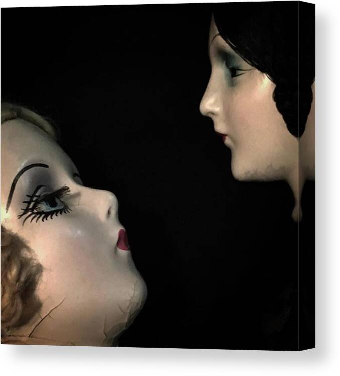 Dollphotography Canvas Print featuring the photograph I Am Your Slave, And You Have Summoned by Rochelle Hernandez