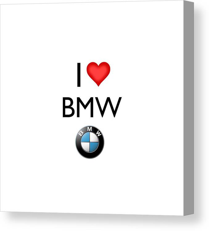I LOVE BMW STICKERS 