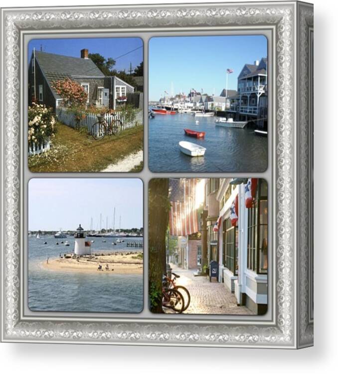 Summer Canvas Print featuring the photograph I Miss Living In #nantucket So Much :( by Melissa Pochan