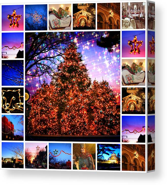 Bronx Canvas Print featuring the photograph I'm Dreaming Of A Bronx Christmas by Aurelio Zucco and Augusto Zucco