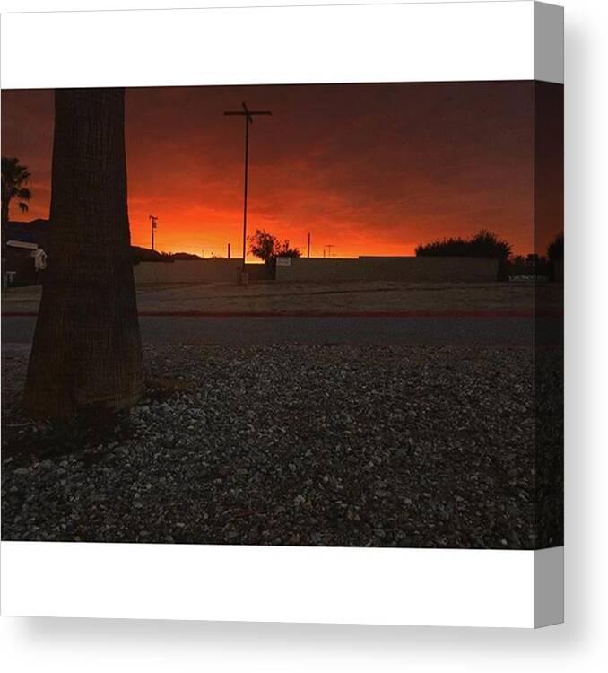  Canvas Print featuring the photograph I'm Standing Too Close To The Flames by Nichelle Quiocson