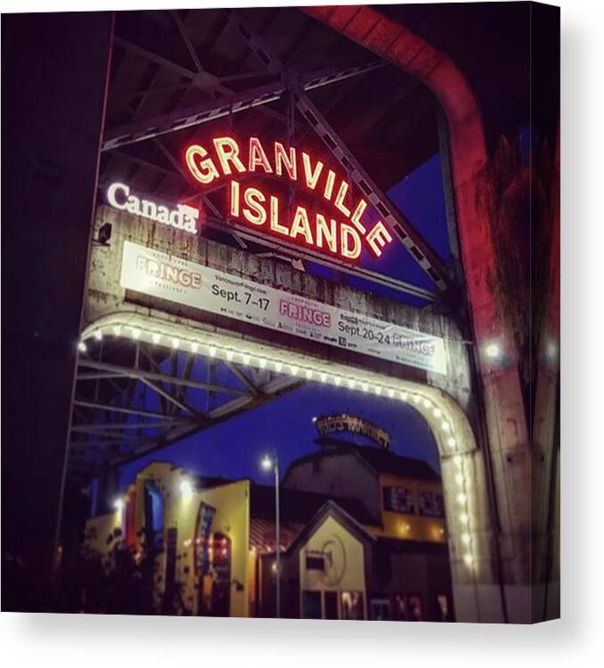Vancouver Canvas Print featuring the photograph In Granville Island Of Canada
#canada by Yuta Koike