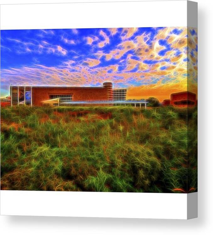 Naptown Canvas Print featuring the photograph @indianamuseum #ism #indianastatemuseum by David Haskett II