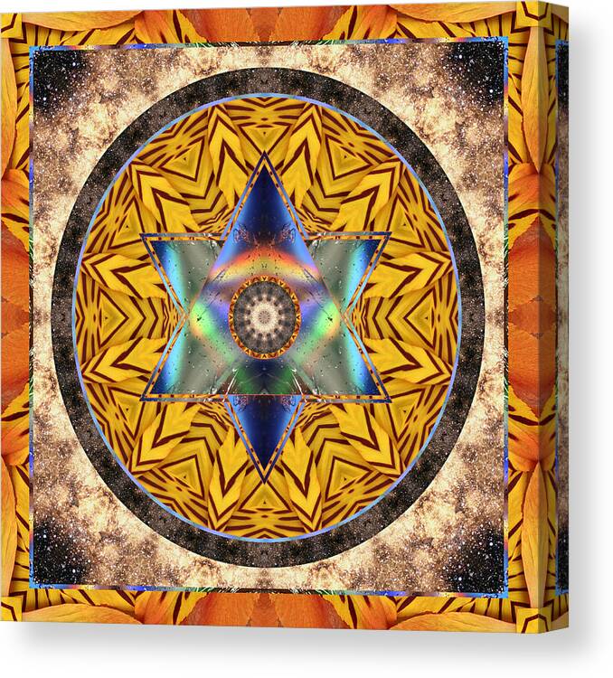 Yoga Art Canvas Print featuring the photograph Interspectra by Bell And Todd