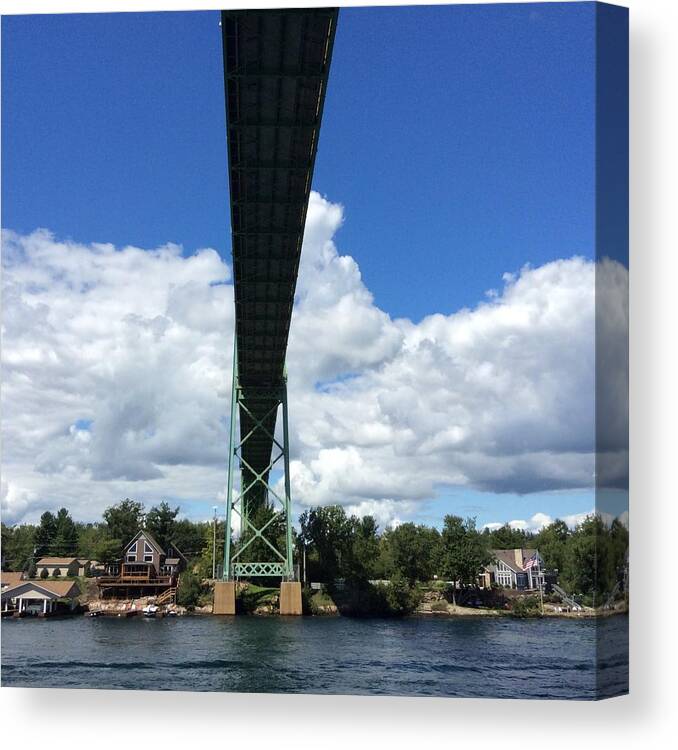 Bridge Canvas Print featuring the photograph Ivy Lea Bridge by Pat Purdy