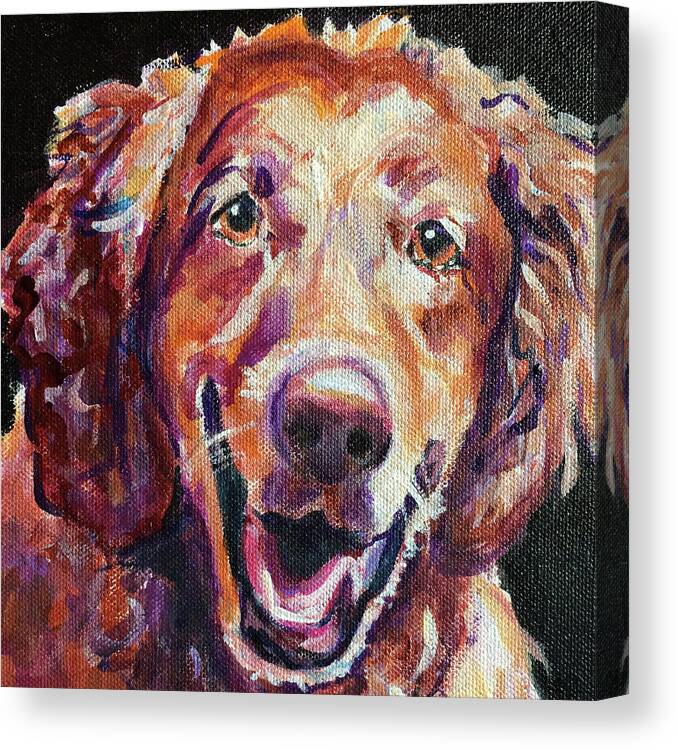  Canvas Print featuring the painting Jack by Judy Rogan