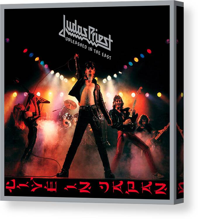 Judas Priest Canvas Print featuring the photograph Judas Priest by Jackie Russo