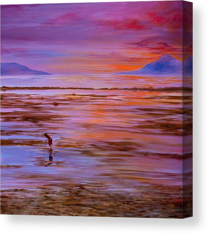 Bali Canvas Print featuring the painting Jump by Jessica Tookey