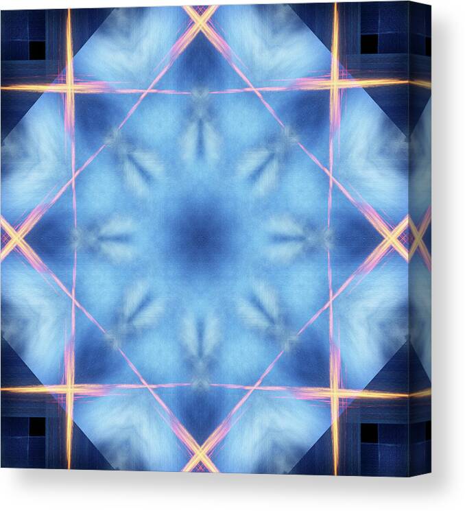 Kaleidoscope Canvas Print featuring the photograph Kal13 by Morgan Wright