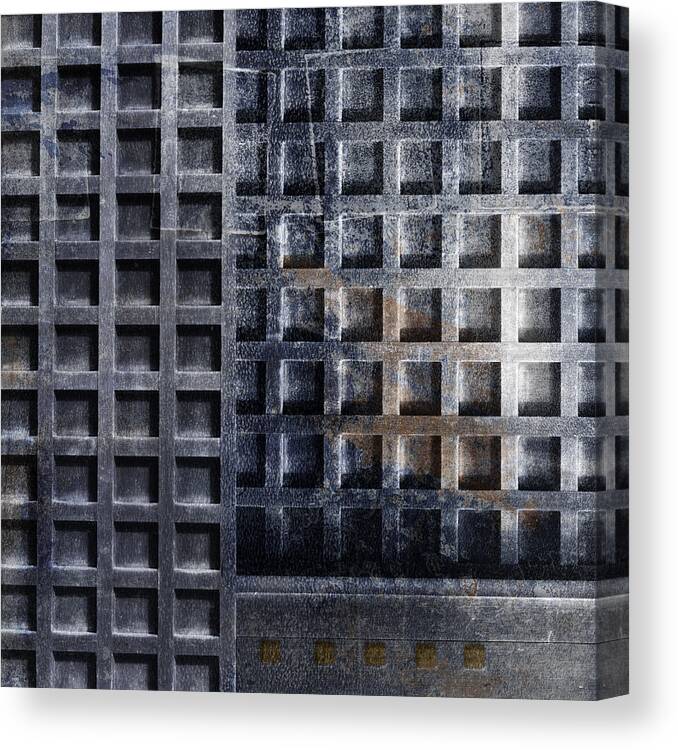 Door Canvas Print featuring the photograph Kyoto Doorways in Blue Series 2 by Carol Leigh