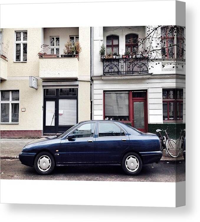 Vintage Canvas Print featuring the photograph Lancia Kappa

#berlin #schöneberg by Berlinspotting BrlnSpttng
