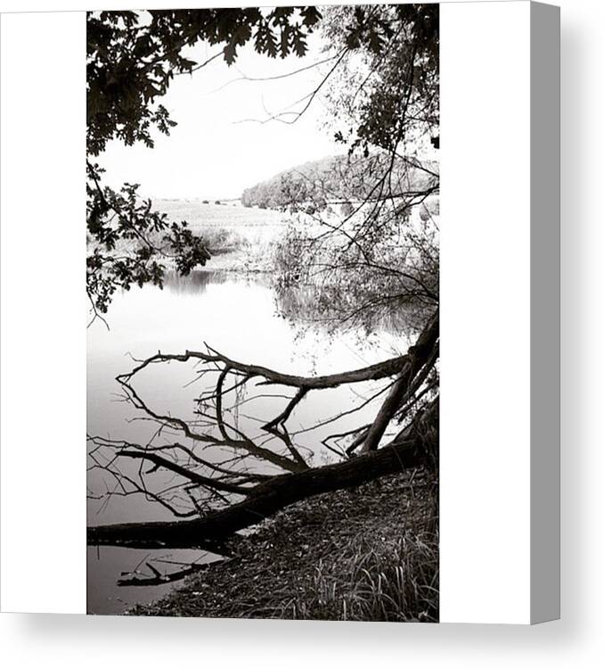 Nordhausen Canvas Print featuring the photograph #landscape #lake #mothernature by Mandy Tabatt